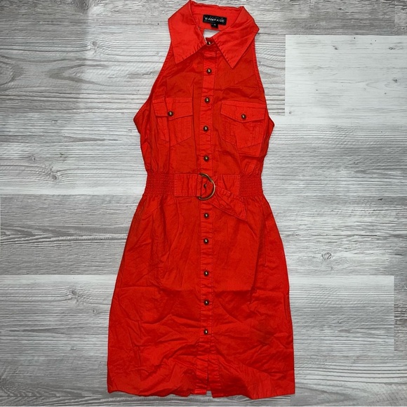 Rampage Halter Dress - Picture 1 of 7